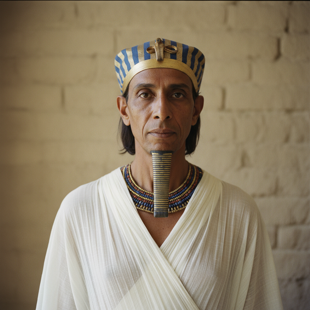 Photorealistic historical reconstruction of Akhenaten