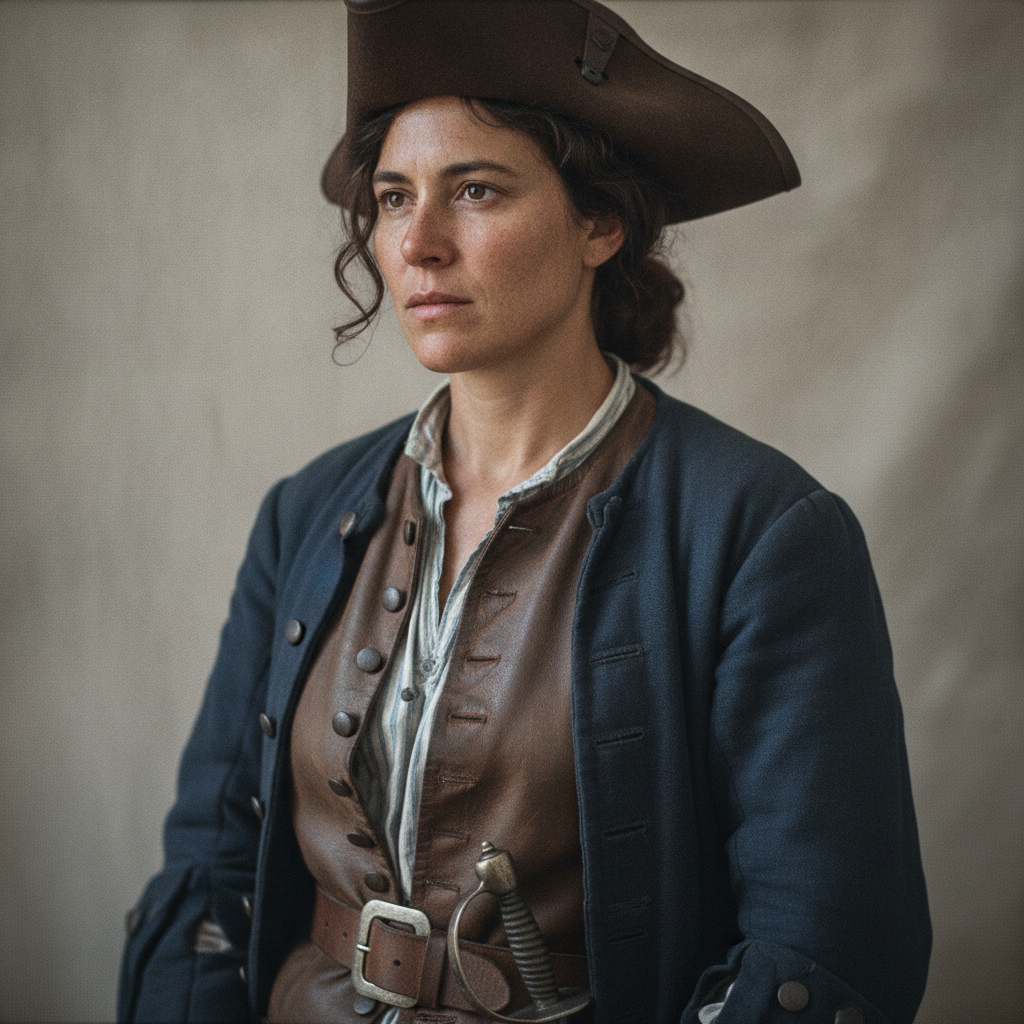 Photorealistic historical reconstruction of Anne Bonny