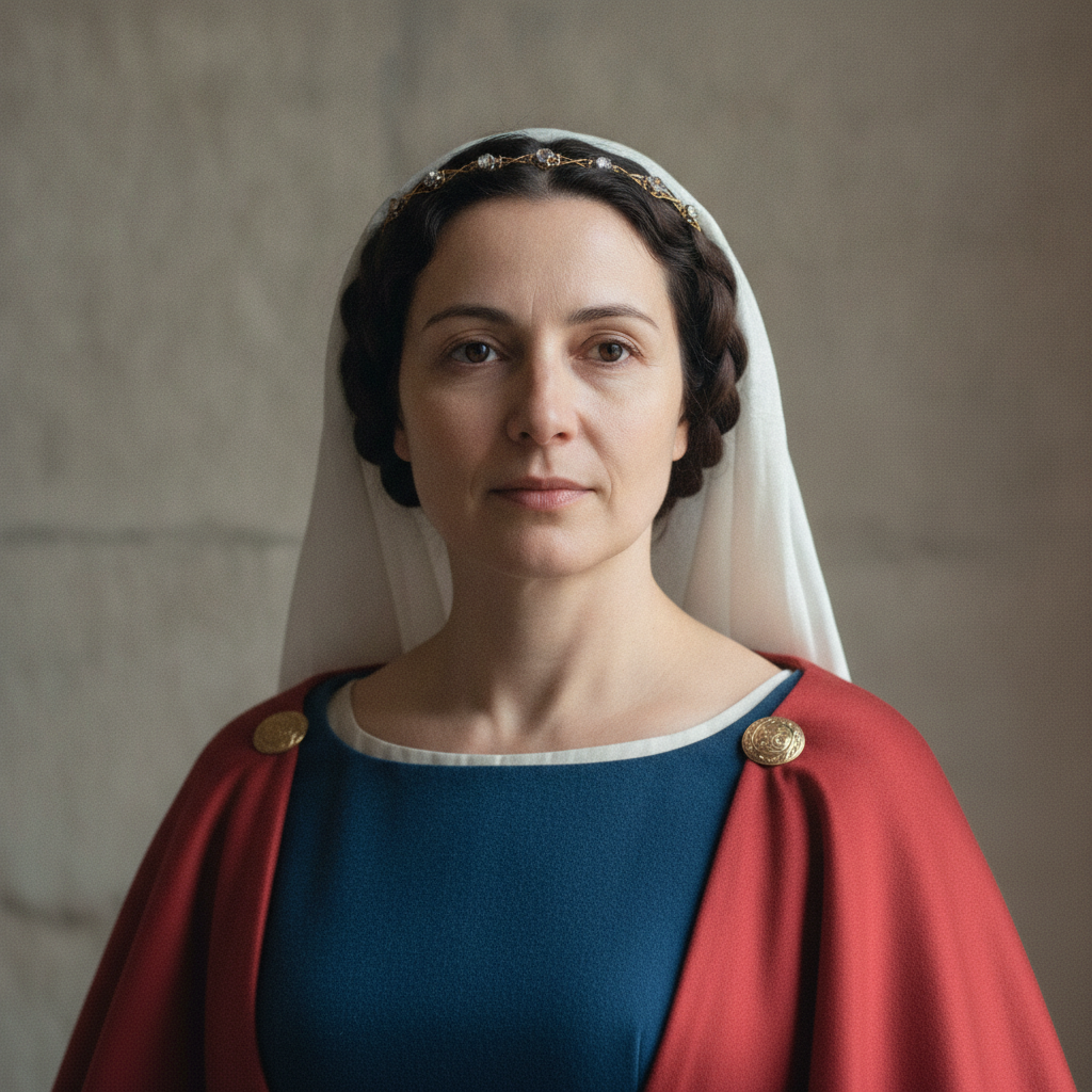 Photorealistic historical reconstruction of Eleanor of Aquitaine