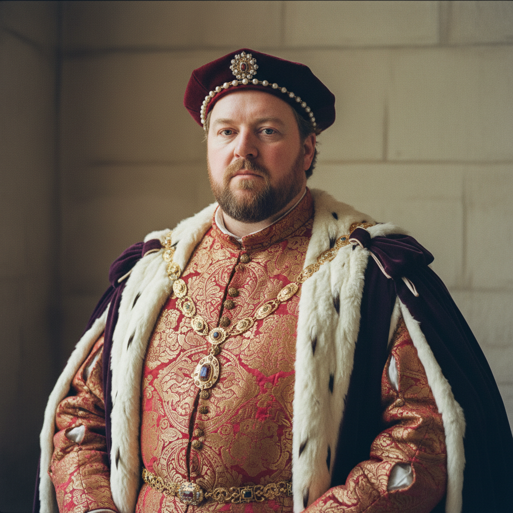 Photorealistic historical reconstruction of Henry VIII