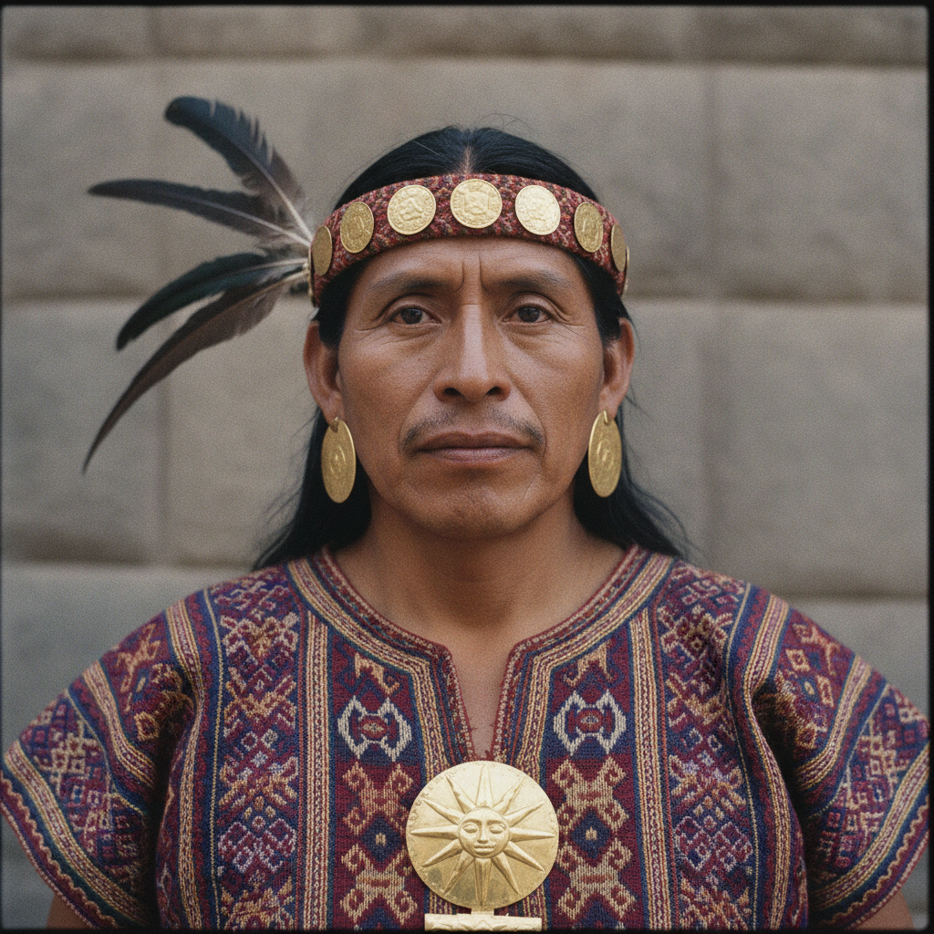 Photorealistic historical reconstruction of Manco Capac