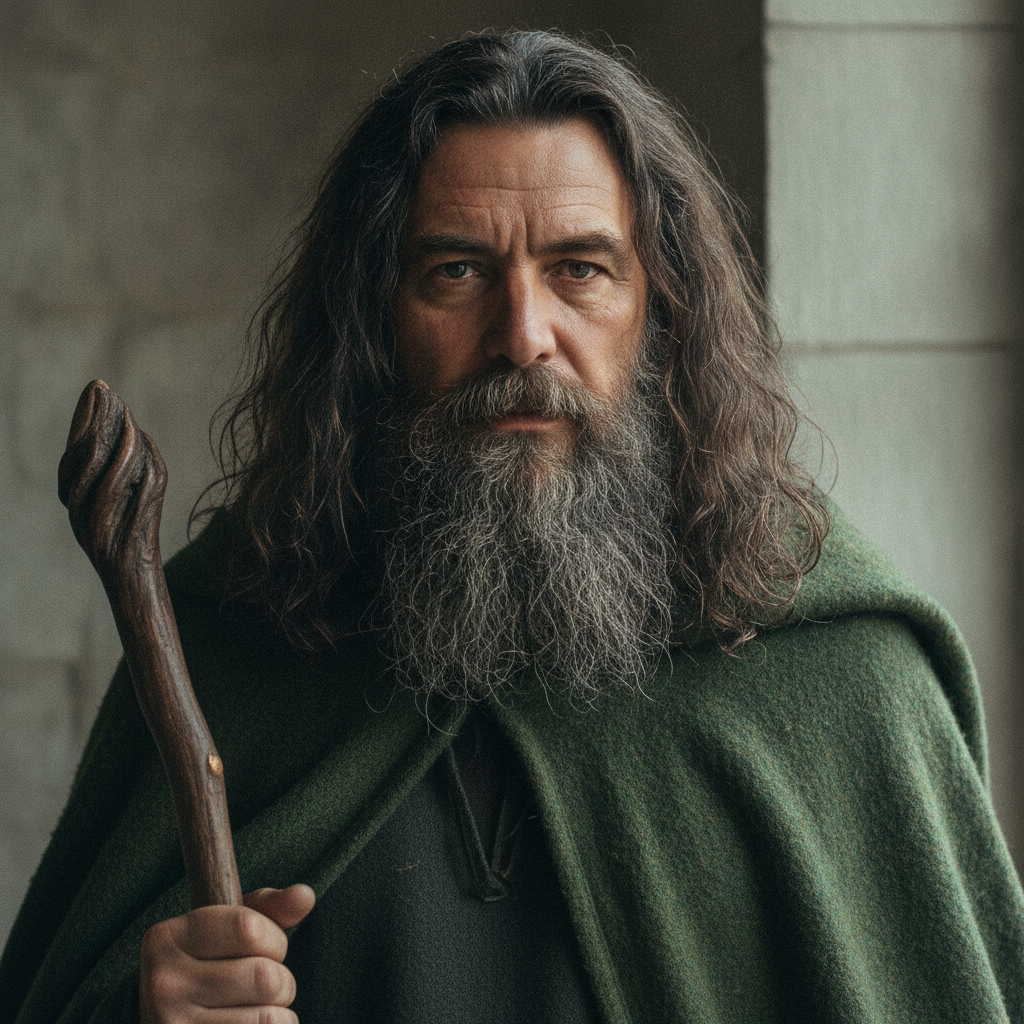 Photorealistic historical reconstruction of Merlin