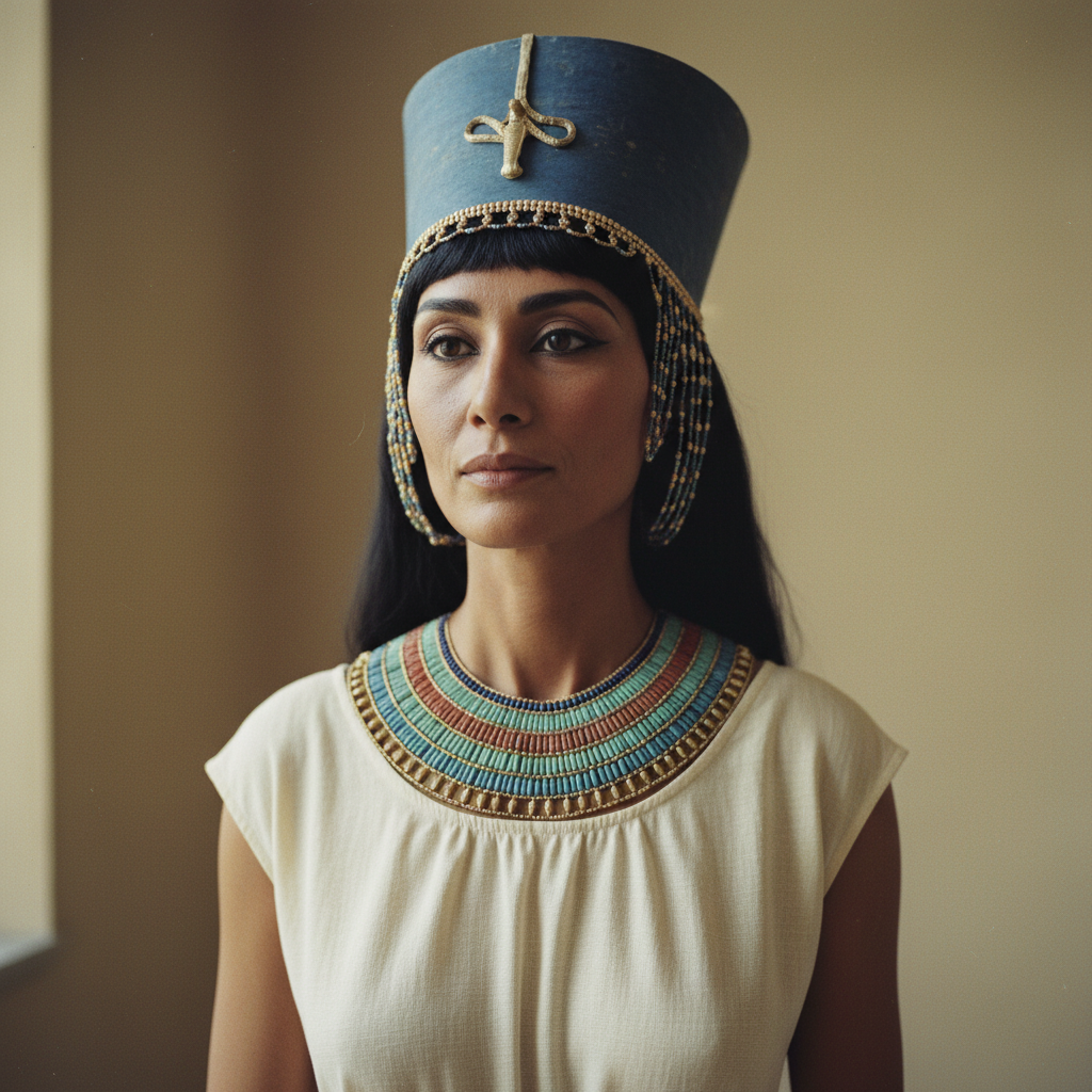 Photorealistic historical reconstruction of Nefertiti