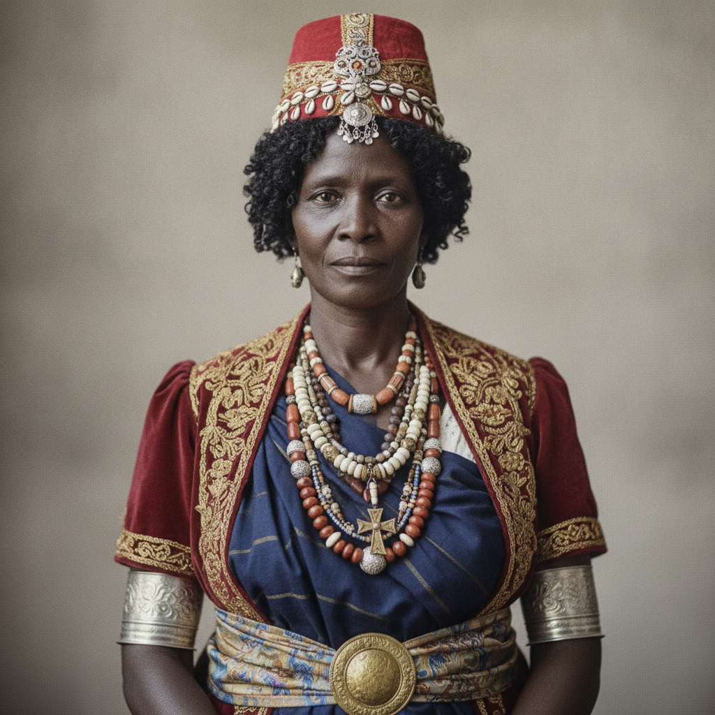 Photorealistic historical reconstruction of Nzinga of Ndongo