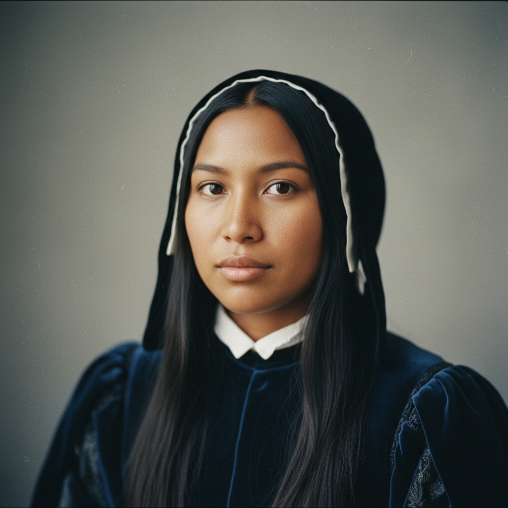 Photorealistic historical reconstruction of Pocahontas