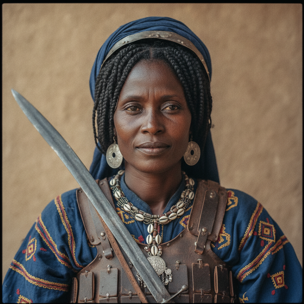 Photorealistic historical reconstruction of Queen Amina