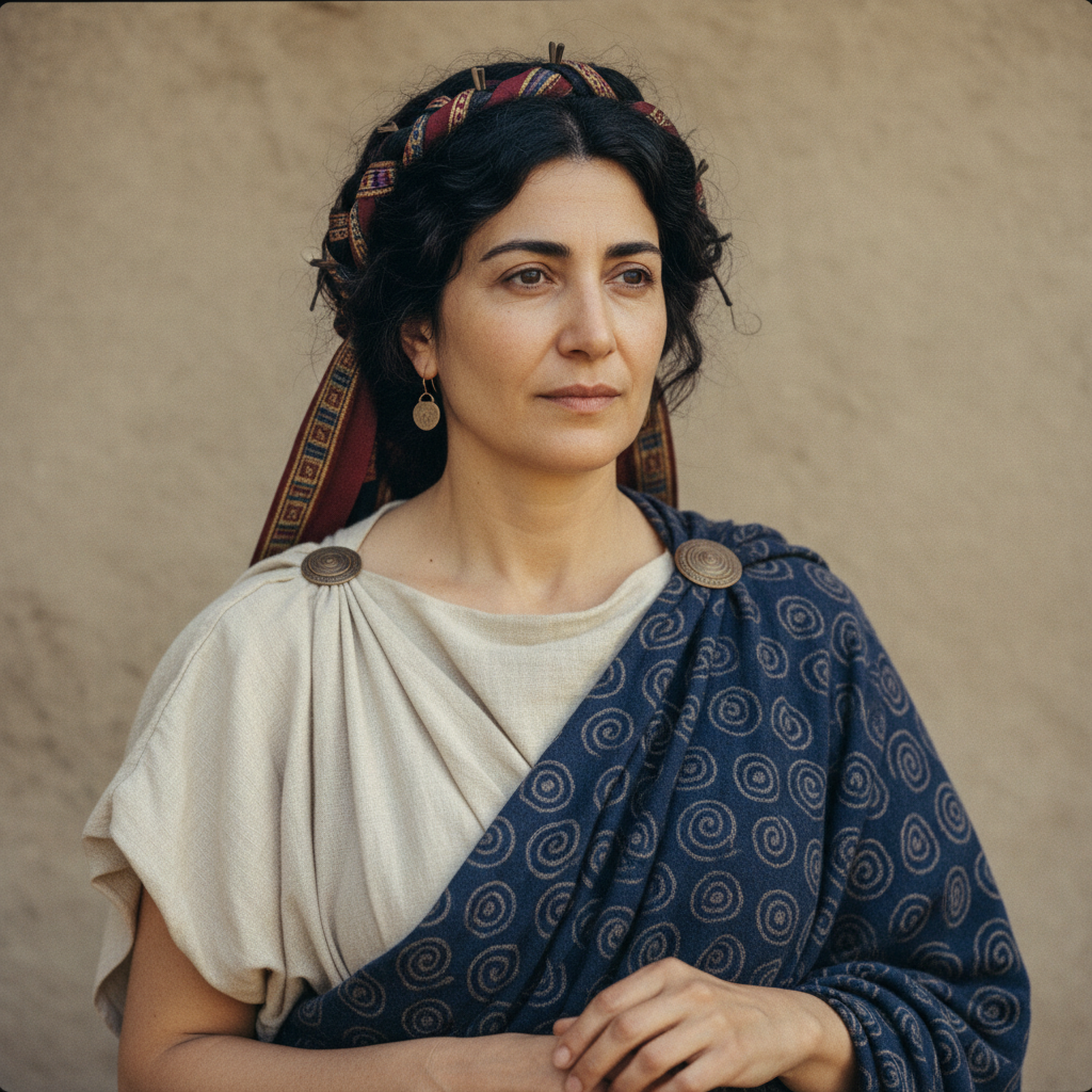Photorealistic historical reconstruction of Sappho