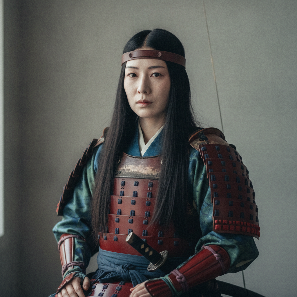 Photorealistic historical reconstruction of Tomoe Gozen